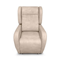 **Moderne Beige Relaxfauteuil met Strakke Lijnen**